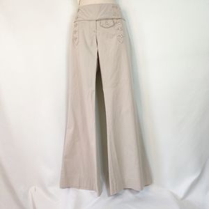 NWT Vintage anthropologie bell bottom pants tan